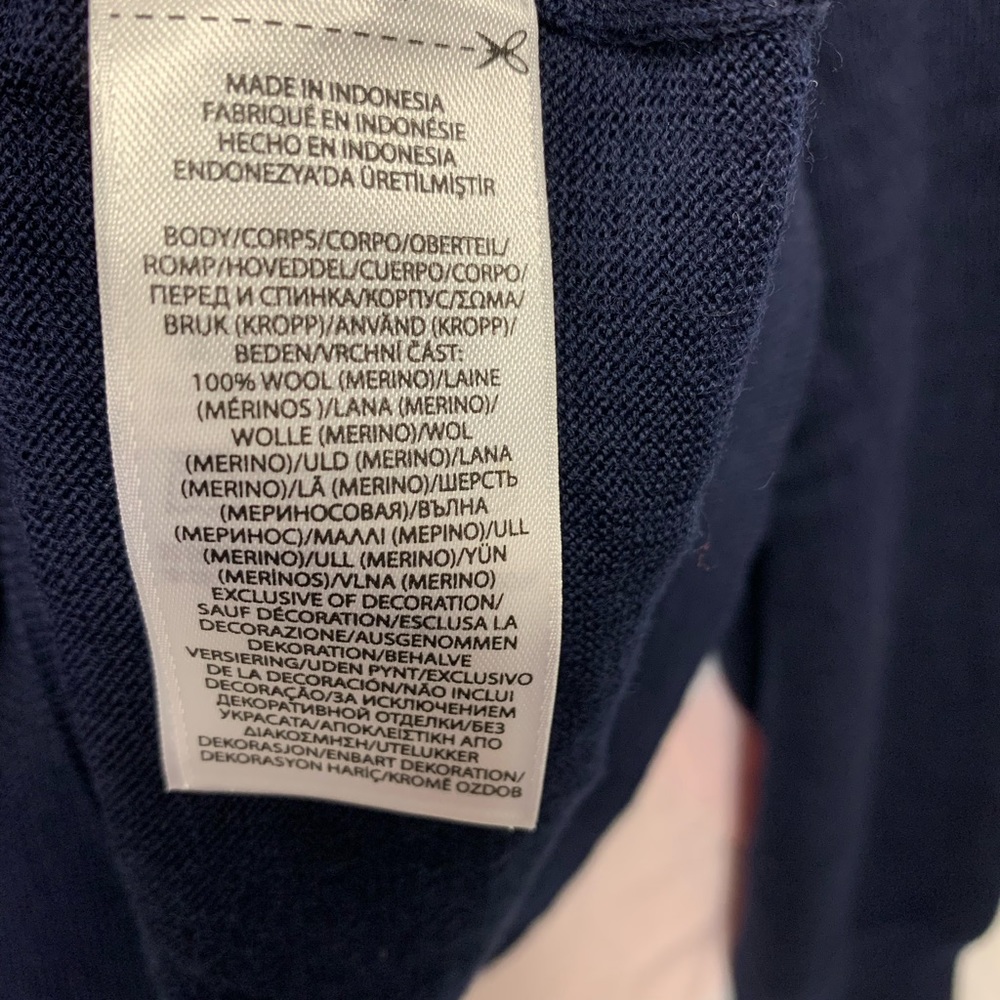Polo Ralph Lauren blue turtleneck Large - Picture 7 of 9